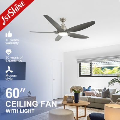 Ahorro de energía ventilador de techo LED apagable Mulit Colors/OEM 10 para Motor 5 palas de plástico