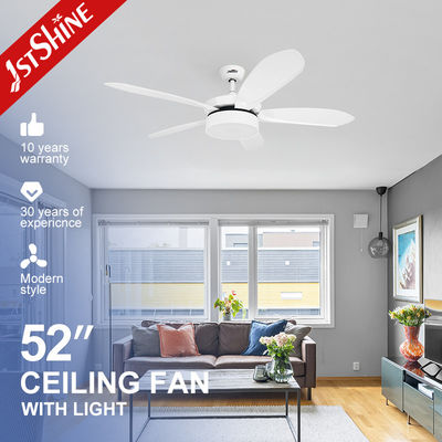 52 pulgadas 3 velocidades ventilador de techo LED remoto con 5 cuchillas ABS