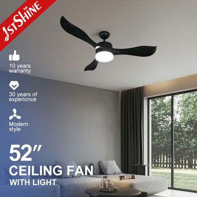 Ahorro energético 1stshine Negro ABS cuchillas ventiladores de techo con luces LED y control remoto 2-