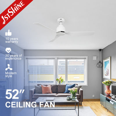 Clasificación de eficiencia energética de clase A 52 pulgadas / OEM 1er ventilador de techo de luz moderno 220V DC 5 velocidad