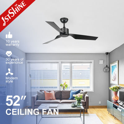 Inicio Cuchillas ABS negras 5 velocidad ventilador de techo de bajo ruido con control remoto