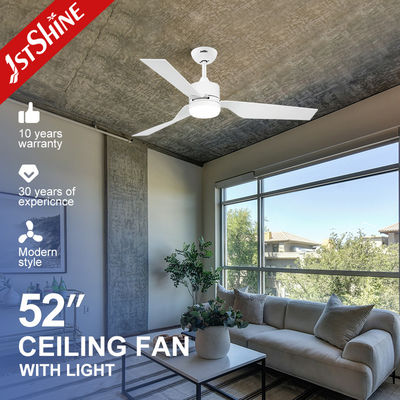 52 pulgadas de diseño moderno 1stshine LED ventilador de techo con luz oscurecible y control remoto