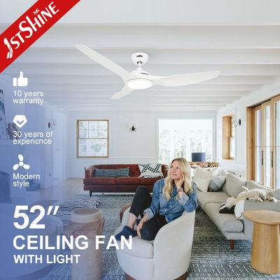 1stshine Fan Fan de techo de palas ABS con luz y control remoto 6000K Temperatura de color