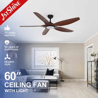 sala de estar Fancy 52 pulgadas LED ventilador de techo ABS Cuerpo de cuchilla lámpara LED enfriador de aire