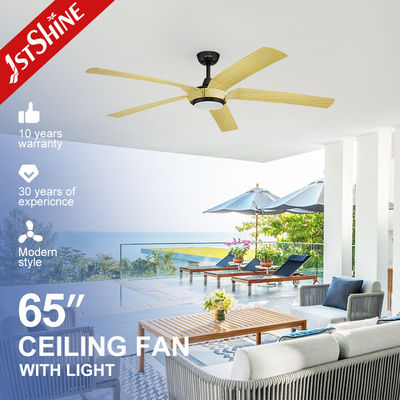 Ventilador de techo LED de 1stshine certificado REACH con iluminación atenuable y control remoto
