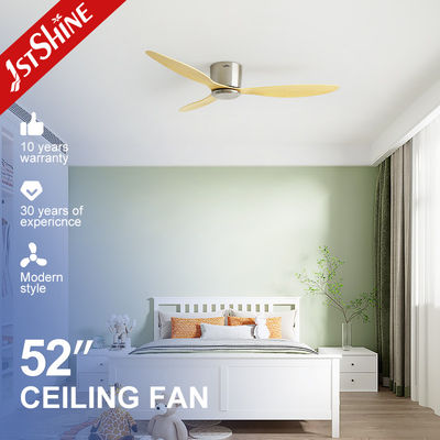 35w 52 pulgadas de plástico exterior de tres cuchillas de control de la aplicación ventilador de techo sin luz