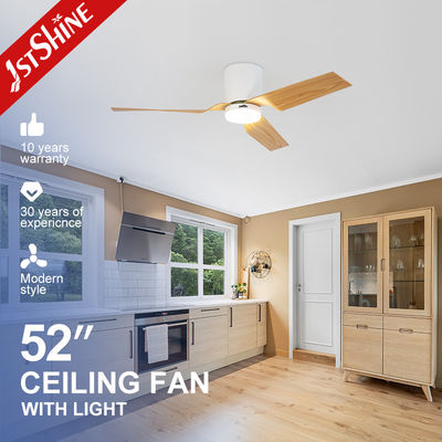 52 pulgadas Ventilador de techo LED remoto con motor de luz de 3 colores apagable Tipo de DC cobre puro
