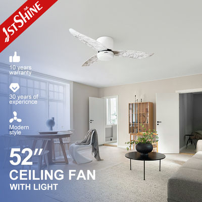 2- 1stShine Dormitorio ventilador de techo LED con cuchillas de acrílico y luz de control remoto