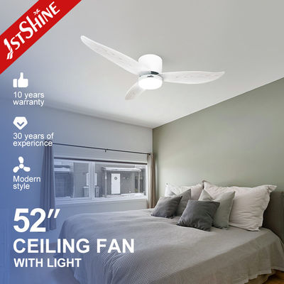 Control remoto ABS cuchillas ventilador de techo LED con motor DC silencioso