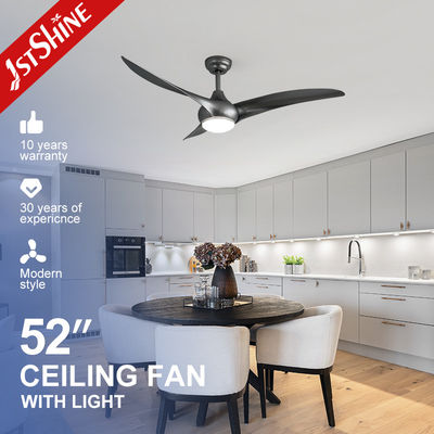 Sliver Cuchillas de plástico Control WIFI LED ventilador de techo con 2- y 4000k temperatura de color