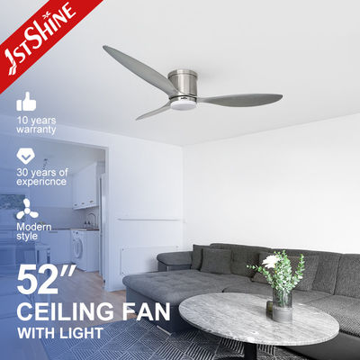 Ventilador de techo LED de control remoto con diseño de perfil bajo y función de ahorro de energía