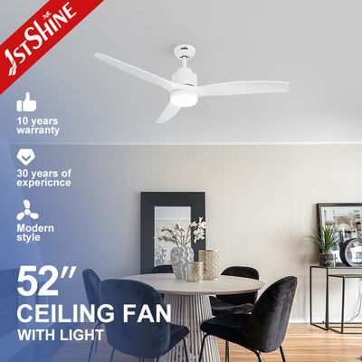 Buen precio 1stshine Home 3 ABS ventilador de techo de palas de plástico con luz LED y motor de cobre de corriente continua en línea