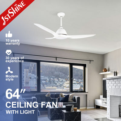 Ventilador de techo de plástico de control remoto con luz LED integrada de 18 vatios