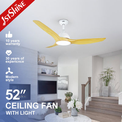 Inicio 52 pulgadas de baja tensión ahorro de energía control remoto ventilador de techo LED con energía de luz