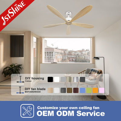 Home Hotel Office Ventilador de techo con control remoto y bajo ruido por 1stshine