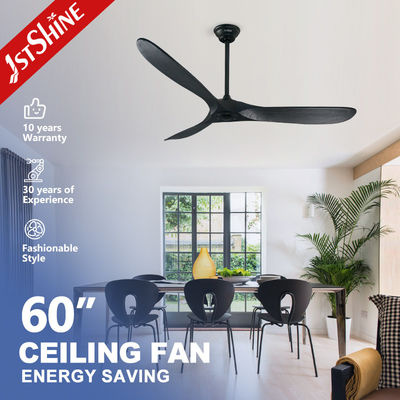 Ventilador de techo de madera maciza de 35 W sin ruido
