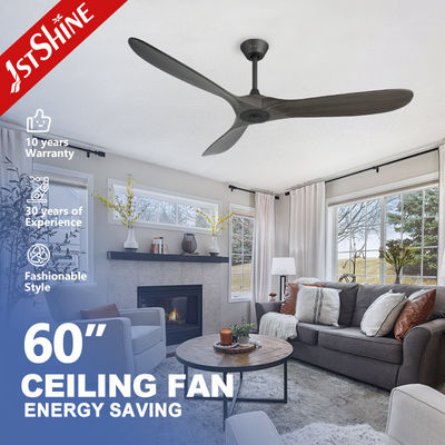 60 pulgadas de madera maciza cuchillas de ventilador de techo ajustable de velocidad del viento para necesidades personalizadas