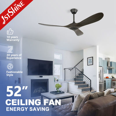 Cuchilla sólida de DC de la decoración 52 pulgadas de fan de techo con teledirigido
