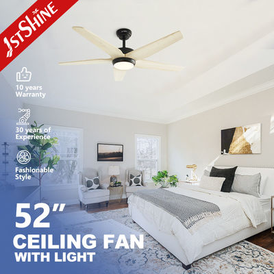 110-240V/50Hz-60Hz Voltado de entrada 1stshine ventilador de techo LED con 5 palas y viento suave