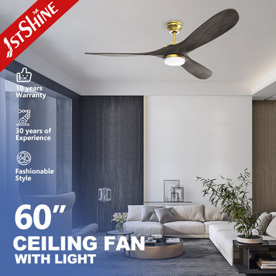 Material del cuerpo de la lámpara Metal 60 pulgadas potente ventilador de techo LED de alto flujo de aire para el salón