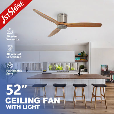 52''Flush montado 2 en 1 ventilador de techo con / sin luz para el hogar