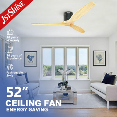 Ventilador de techo decorativo de montaje con inversor de motor de CC de 5 velocidades