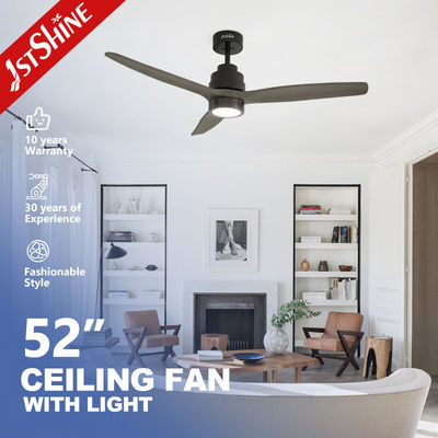 1stshine 52 pulgadas ventilador de techo interior con luz y control remoto 3 cuchillas sólidas