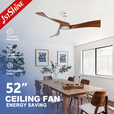 Buen precio 1er ventilador de techo eléctrico 3 cuchillas de madera 5 velocidades viento natural estilo moderno simple en línea