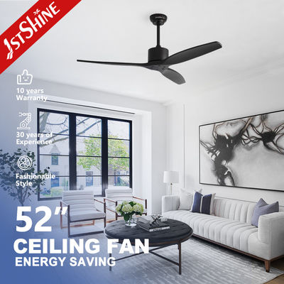 Viento estándar 52 pulgadas ventilador de techo con control remoto y 6 velocidades molde privado NO