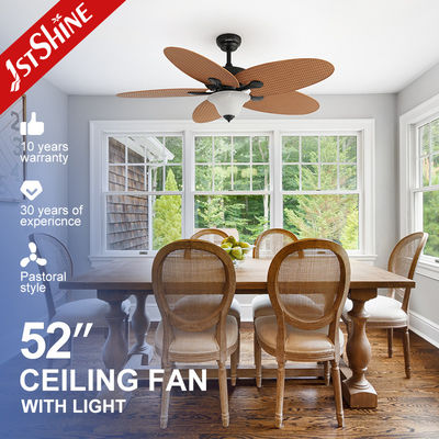 Control remoto 1stshine luz del ventilador de techo con 5 palas de diseño ABS y iluminación LED