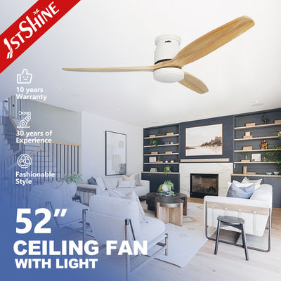 Luz llevada con la cuchilla de madera sólida 3, muy perfil bajo de la fan de la cocina del motor de DC