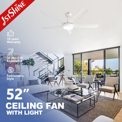 Buen precio Ventilador de techo moderno de 52 pulgadas con control remoto y luz LED incorporada para enfriamiento silencioso en línea